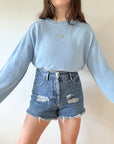 The Baby Blue Basic Sweater (XL)
