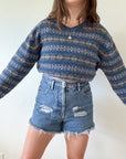 The Blue Fisherman Sweater (L)