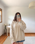 The Beige Comfort Sweater (XL)