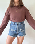 The Soft Burgundy Long Sleeve (XL)
