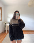 The Two Toned Brown Sweater (L)