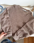 The Cafe Textured Sweater (XLT)