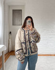 The Color Splash Clasp Sweater (L)