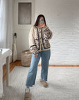 The Color Splash Clasp Sweater (L)