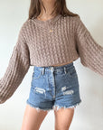 The Cafe Textured Sweater (XLT)