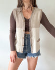 The Color-Block Cafe Vest (M)