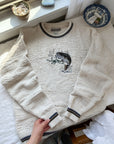 The Textured Fish Sweater (L)