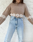The Daisy Mock Neck Sweater (XL)