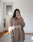 The Daisy Mock Neck Sweater (XL)