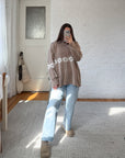 The Daisy Mock Neck Sweater (XL)