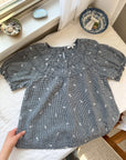 The Gingham Floral Top (S)
