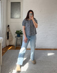 The Gingham Floral Top (S)