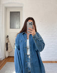 The Midwash Denim Button Up (L)