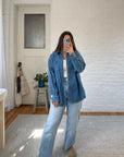 The Midwash Denim Button Up (L)