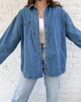 The Midwash Denim Button Up (L)