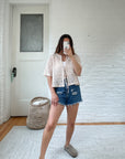 The Crochet Tie Top (L)