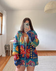 The Rainbow Fish Tapestry Jacket (L)
