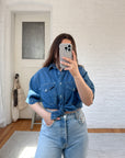 The Short Sleeve Western Button Up (S)