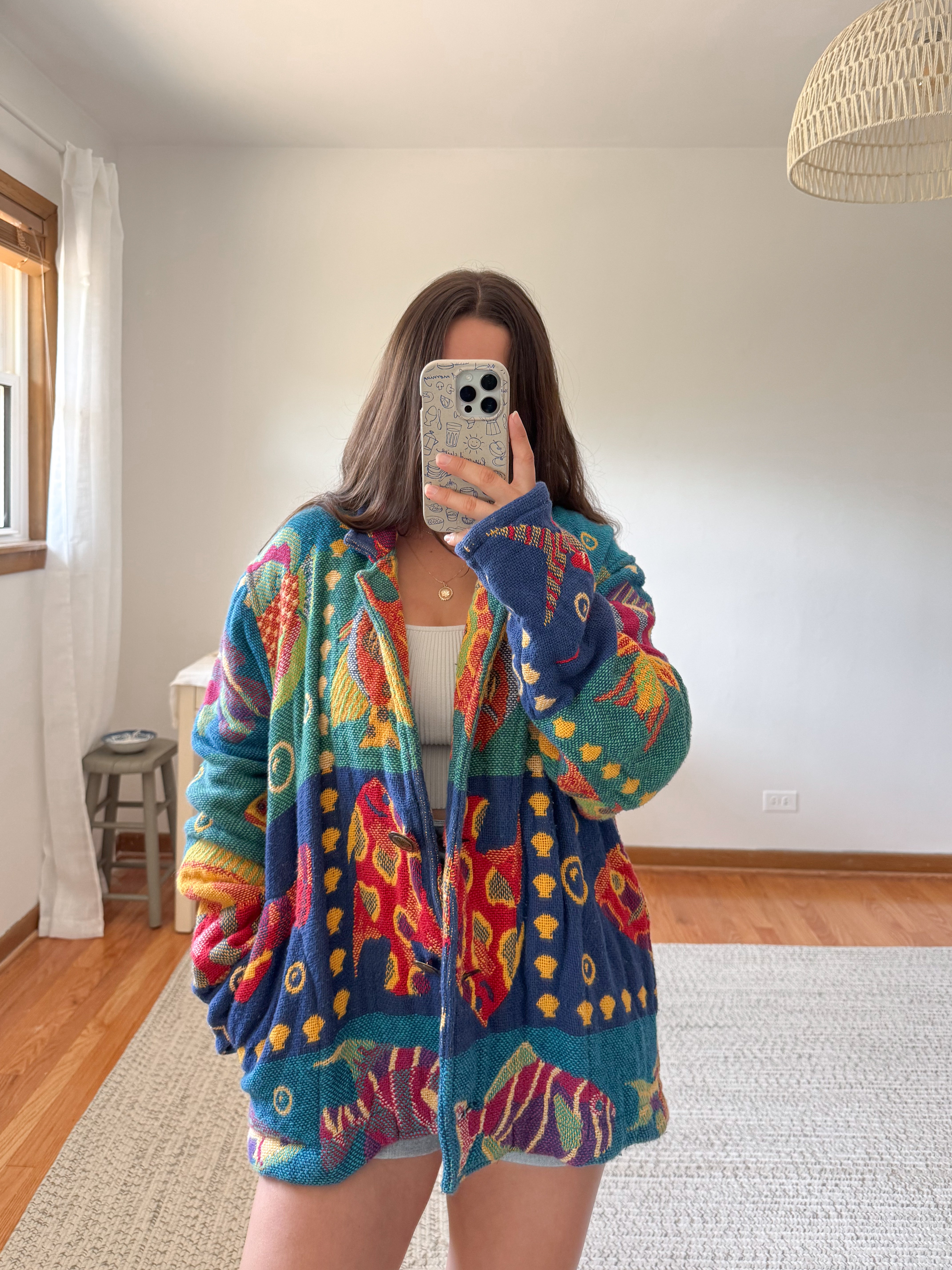 The Rainbow Fish Tapestry Jacket (L) – earthful collective