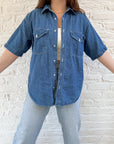 The Short Sleeve Western Button Up (S)