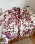The Bunny Tapestry Blanket Cardigan (L)