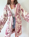 The Bunny Tapestry Blanket Cardigan (L)
