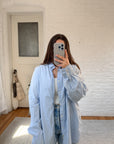 The Beachy Striped Button Up (XL)