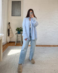 The Beachy Striped Button Up (XL)