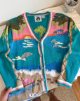 The Beachy Dolphin Cardigan (M)