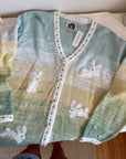The Pastel Bunny Cardigan (L)