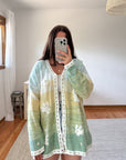 The Pastel Bunny Cardigan (L)