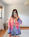The Sunset Flamingo Cardigan (M)