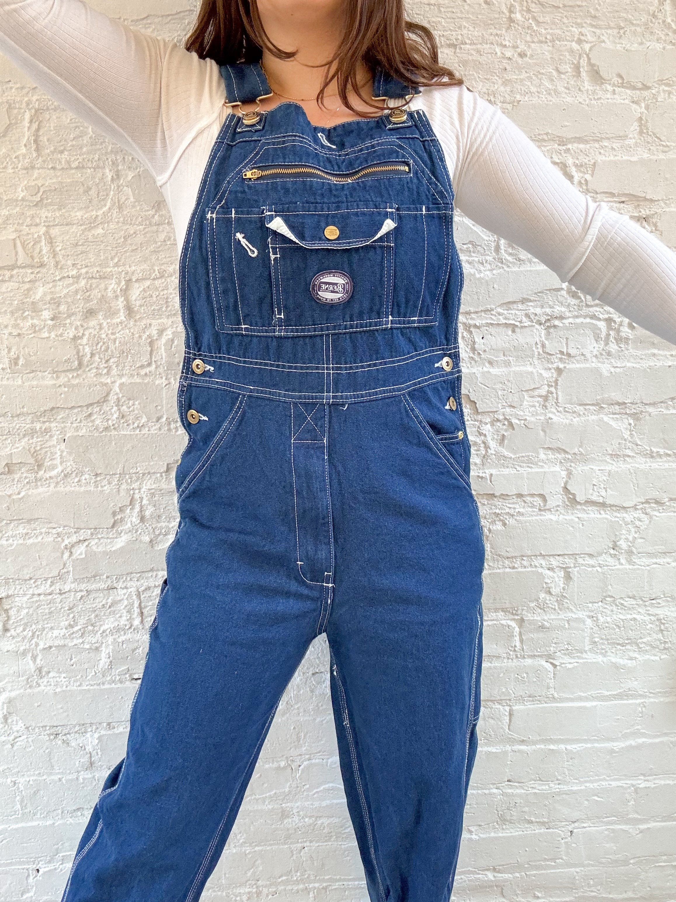 The Dark Wash Workwear Overalls (MT) – earthful collective