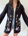The Moody Flower Cardigan (L)