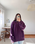 The Plum Tree Sweater (XL)