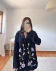 The Moody Flower Cardigan (L)