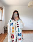 The Colorful Butterfly Cardigan (M)