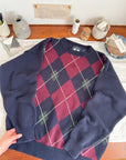 The Sugarplum Argyle Sweater (L)
