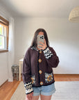 The Fall Sunflower Cardigan (L)