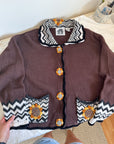 The Fall Sunflower Cardigan (L)