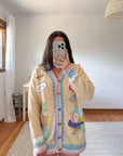 The Pale Yellow Goddess Cardigan (M)