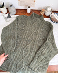 The Fern Irish Knit Sweater (L)