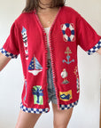 The Coastal Short Sleeve Cardigan (L)