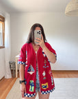 The Coastal Short Sleeve Cardigan (L)