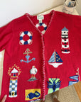 The Coastal Short Sleeve Cardigan (L)