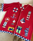 The Coastal Short Sleeve Cardigan (L)