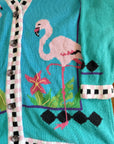 The Tropical Flamingo Cardigan (M)