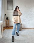 The Chunky Tricolor Sweater (L)