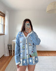 The Lighthouse Shore Cardigan (L)
