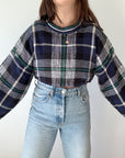 The Nordic Plaid Sweater (XXL)